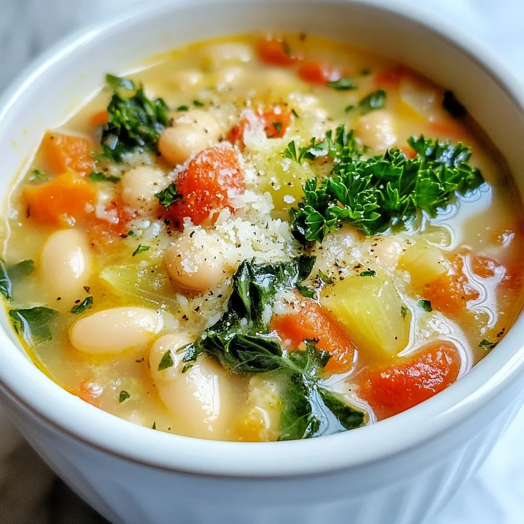 Tuscan White Bean Soup Flavorful Comfort Food Dish