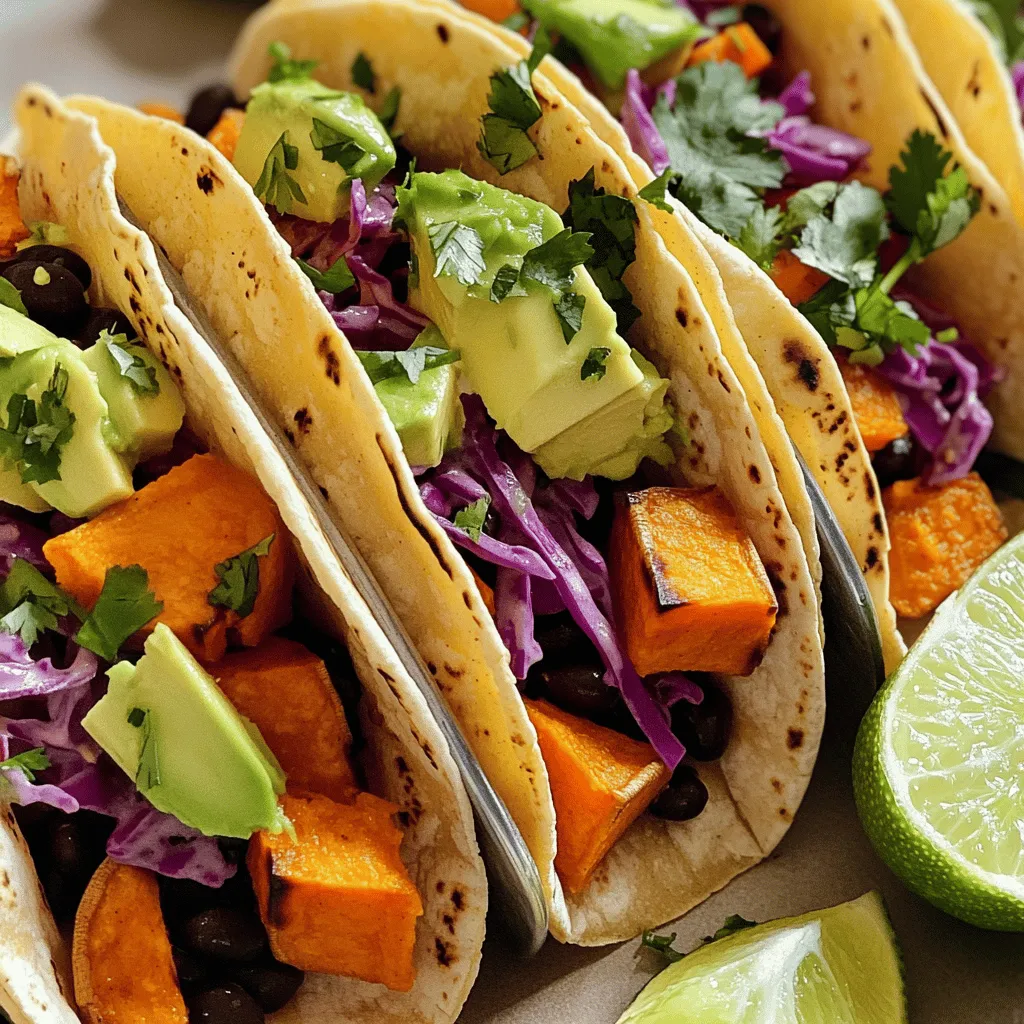 Savory Sweet Potato Black Bean Tacos Easy Recipe