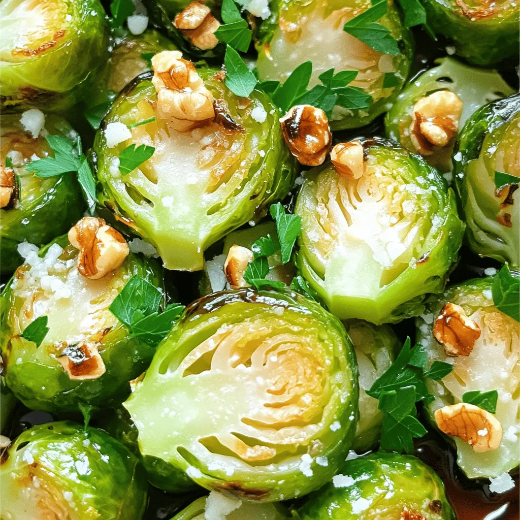 Balsamic Glazed Brussels Sprouts Quick and Easy Recipe
