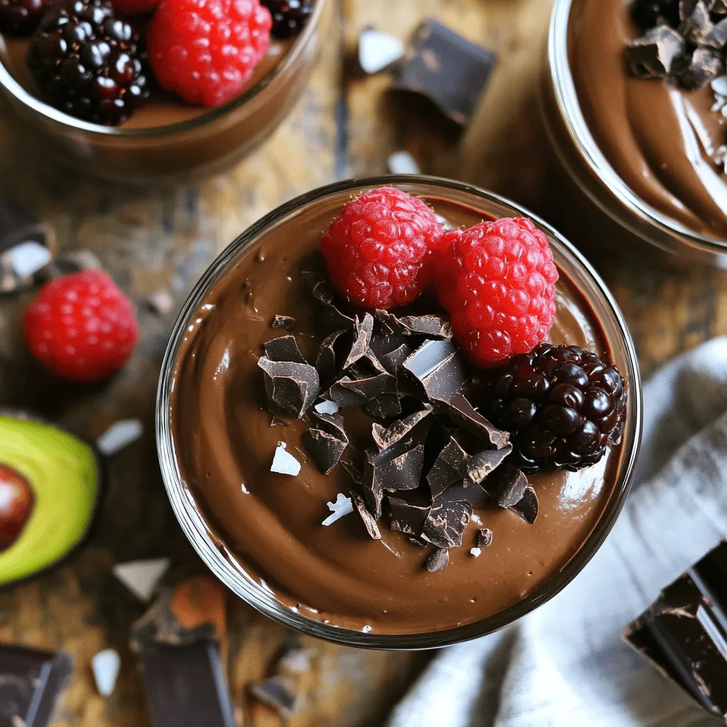 Vegan Chocolate Avocado Mousse Creamy and Rich Delight