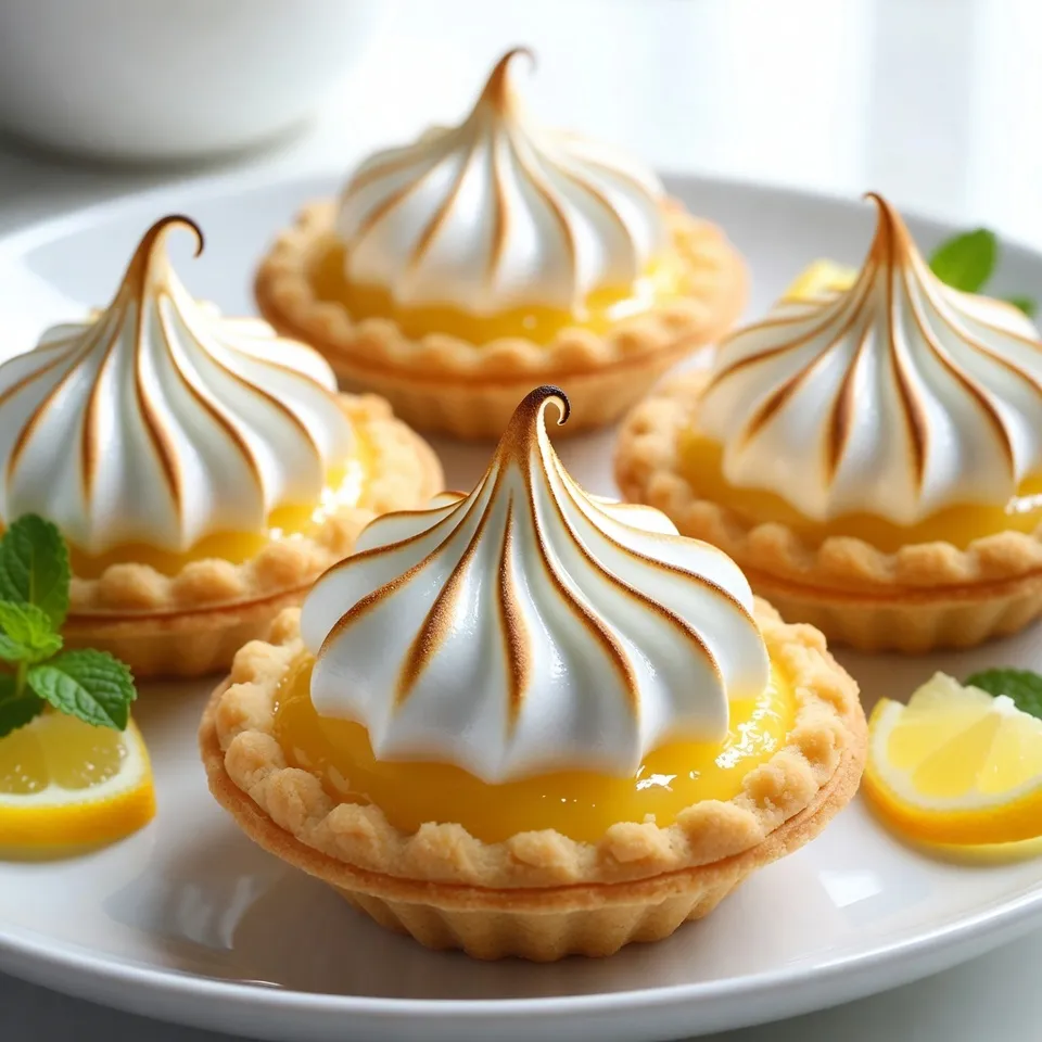 Mini Lemon Meringue Pies Delightful Sweet Treat