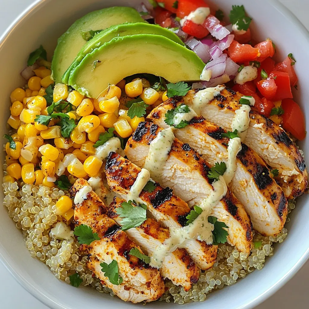 Street Corn Chicken Bowl Flavorful and Satisfying Meal