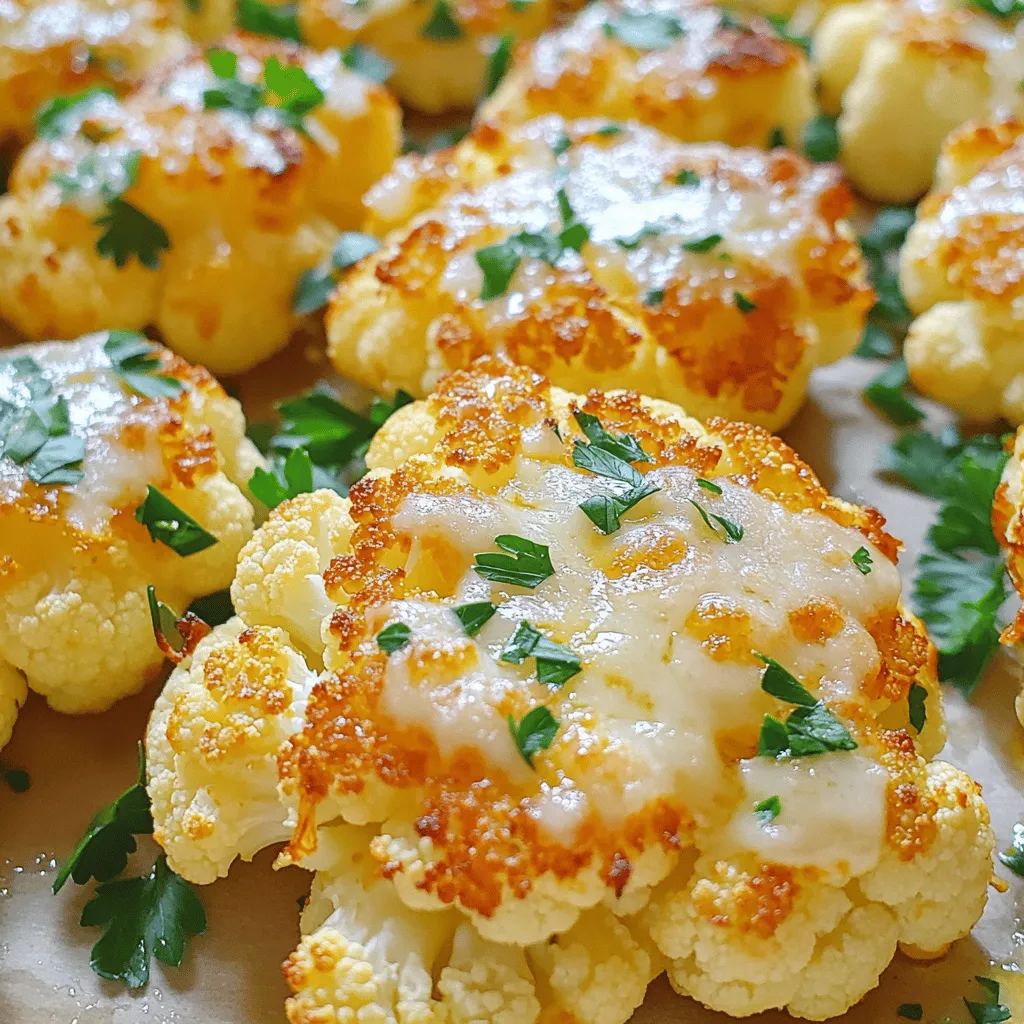 Garlic Parmesan Roasted Cauliflower Flavor Explosion