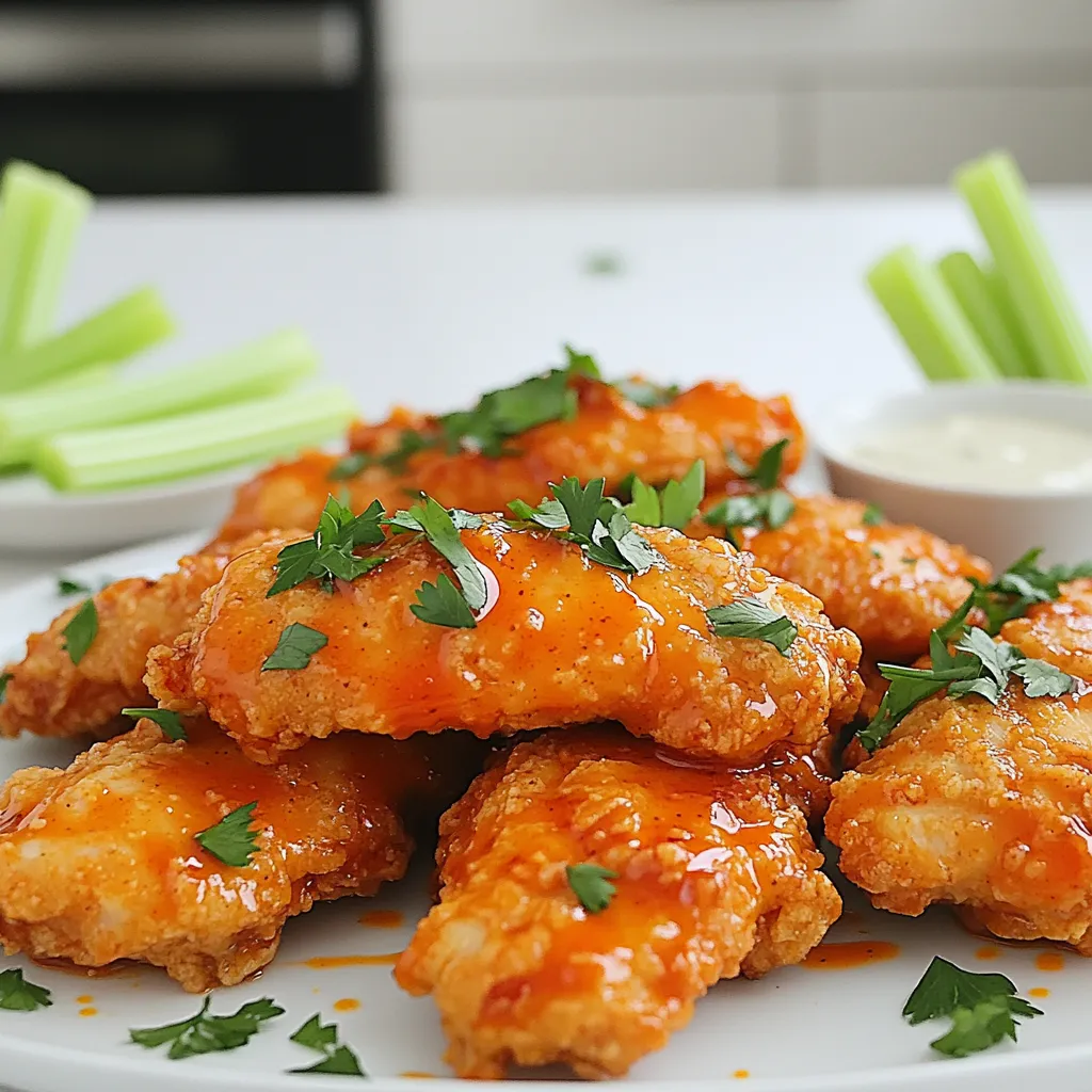 Buffalo Chicken Tenders Air Fryer Crispy Delight