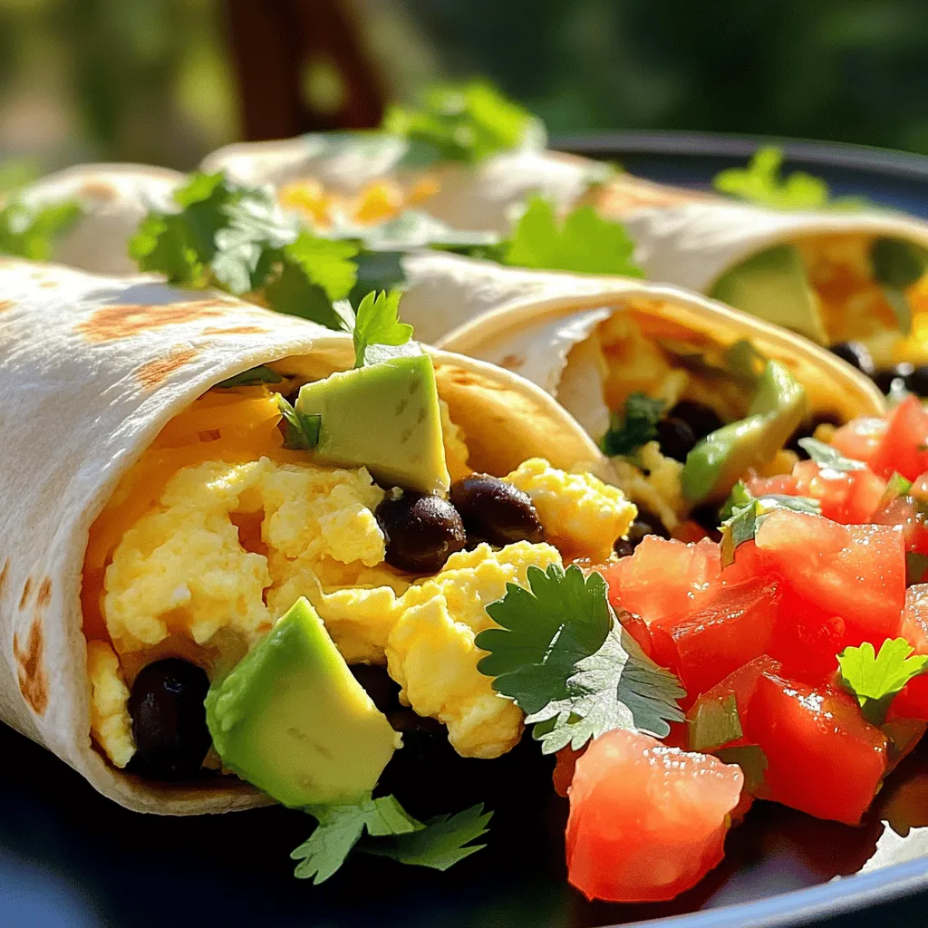 Easy Breakfast Burritos Quick and Tasty Recipe