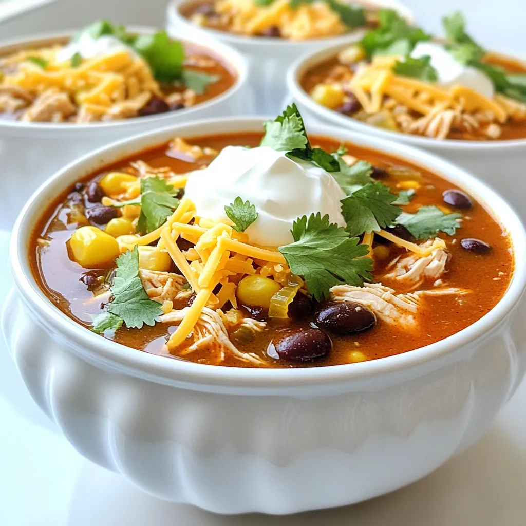 Chicken Enchilada Soup Slow Cooker Easy and Tasty Meal