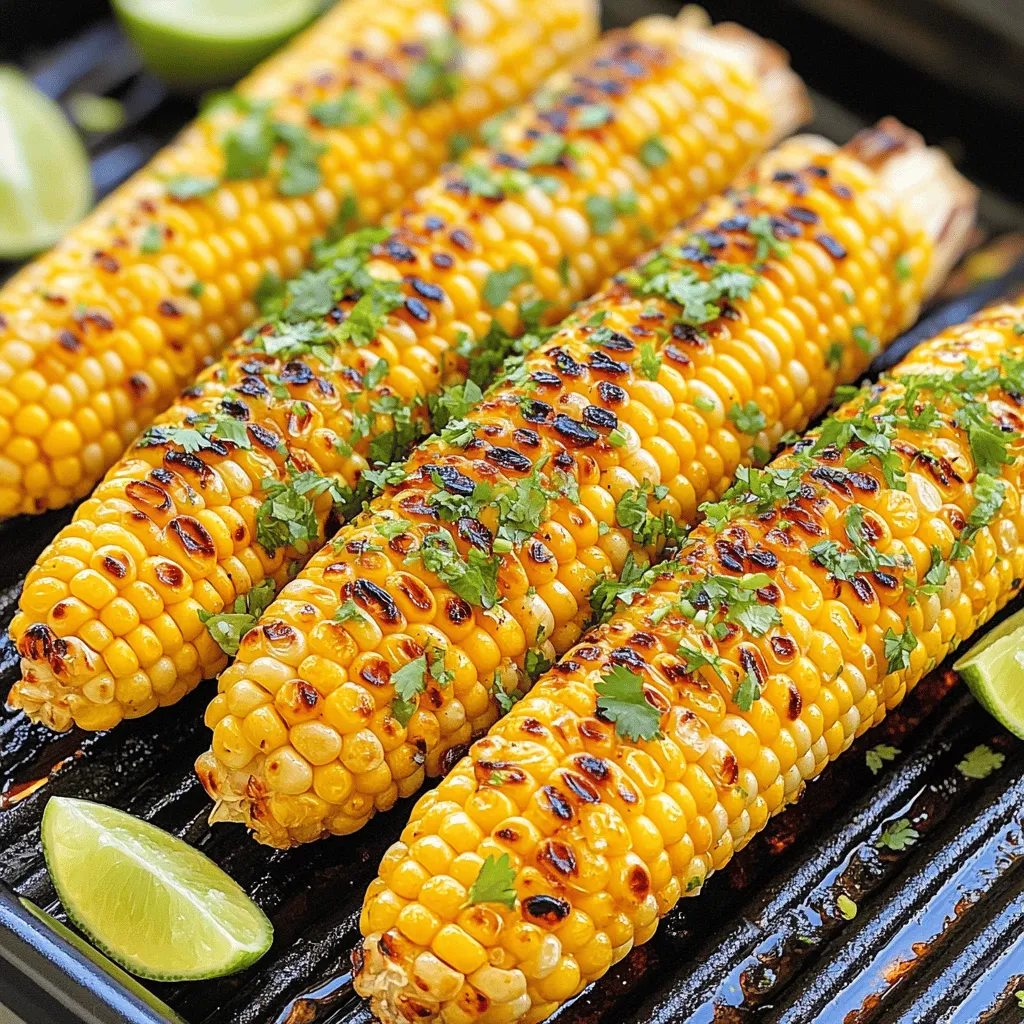 Chili Lime Grilled Corn on the Cob Flavor Explode