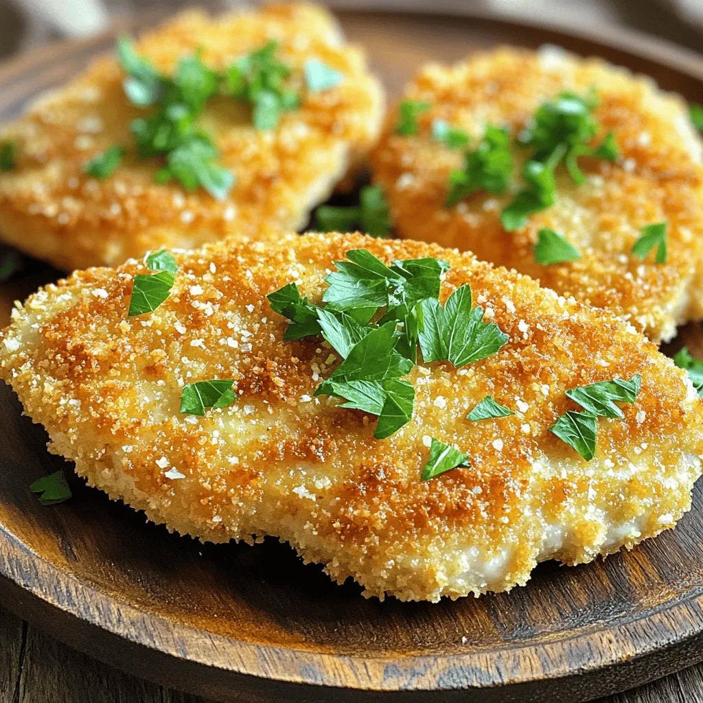 Parmesan Crusted Chicken Cutlets Crispy Perfection