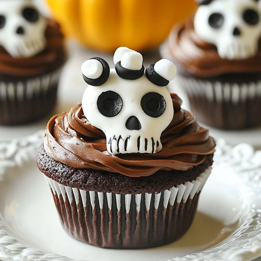 Skeleton Halloween Cupcakes Fun and Spooky Treats