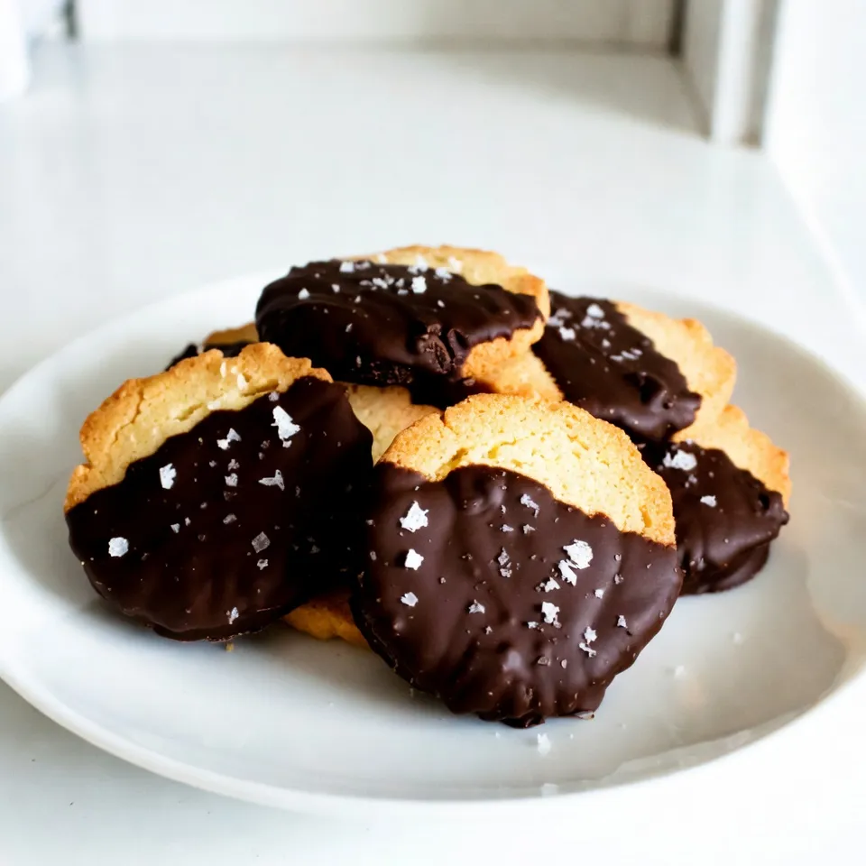 Chocolate Dipped Shortbread Rich and Buttery Delight