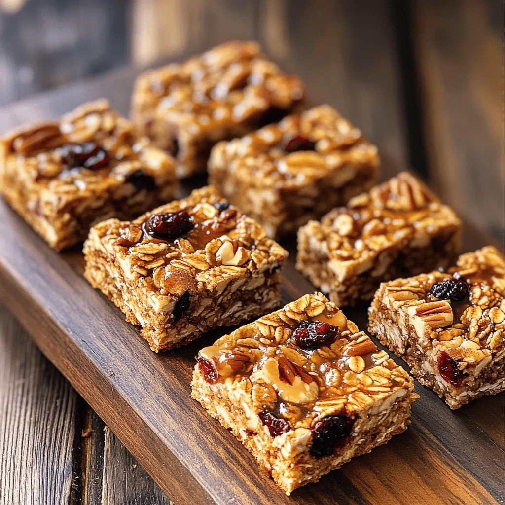 Maple Pecan Granola Bars Powerful and Nutritious Snack