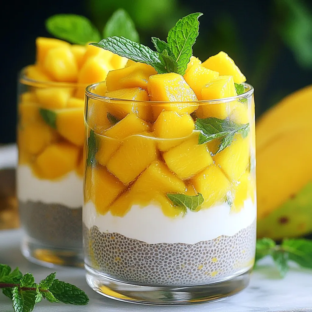Mango Coconut Chia Pudding Quick and Tasty Delight