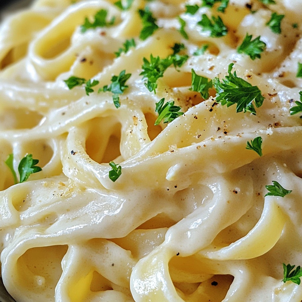 Creamy Cauliflower Alfredo Simple and Tasty Dish