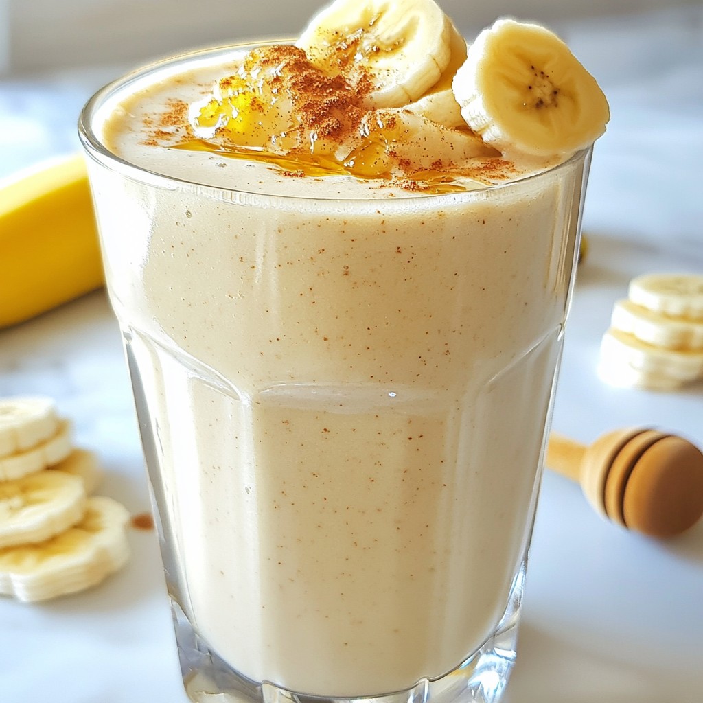 Sweet Rapid Meals Banana Oatmeal Smoothie Recipe