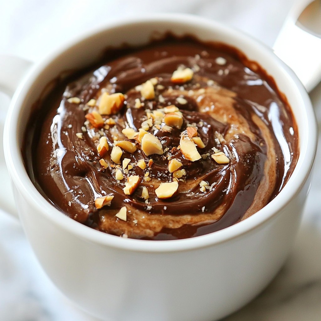 Chocolate Hazelnut Mug Cake Delightful and Easy Treat