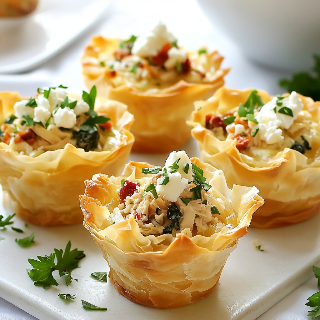 Phyllo Cup Appetizers Tasty and Simple Treats