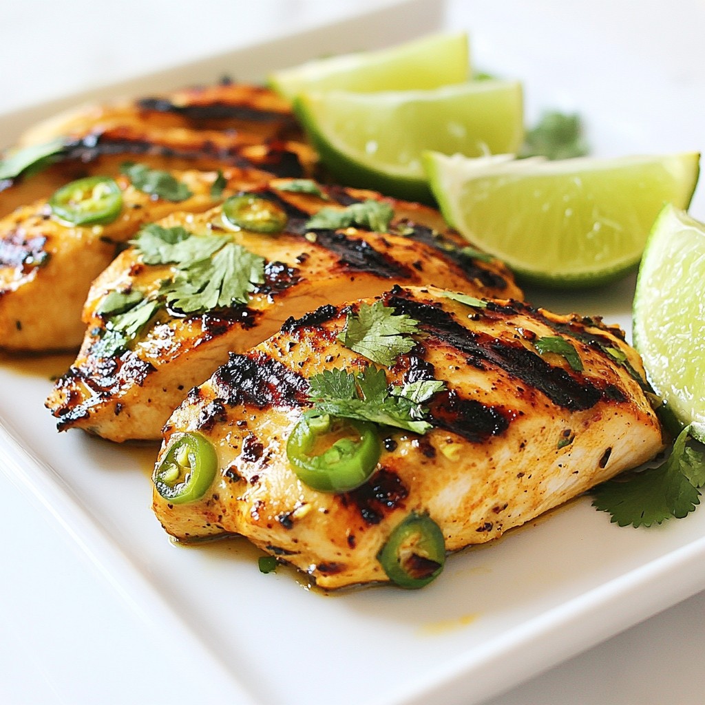 Jalapeño Lime Grilled Chicken Flavorful and Simple Dish