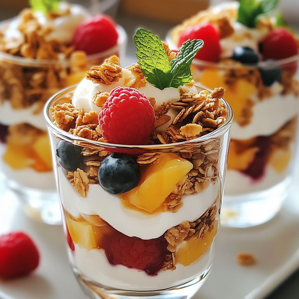 Fluffy Rapid Meals Greek Yogurt Berry Parfait Recipe