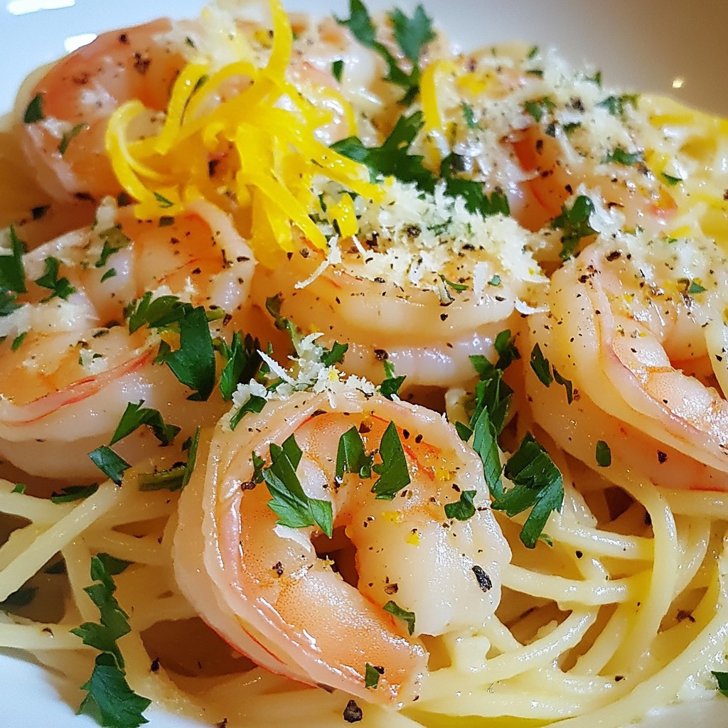 Fresh 15-Minute Meals Lemon Herb Shrimp Pasta Delight