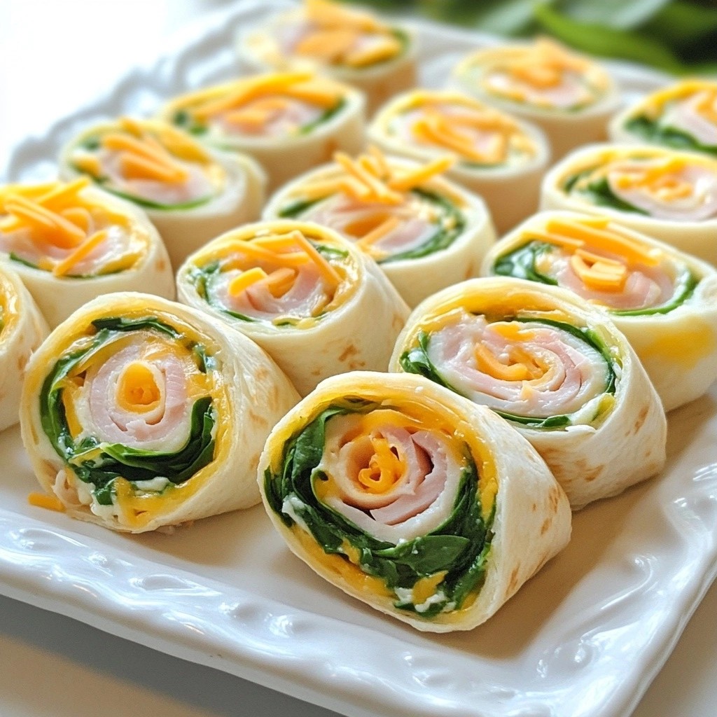 Quick Recipes Turkey Ham & Cheese Pinwheels Delight