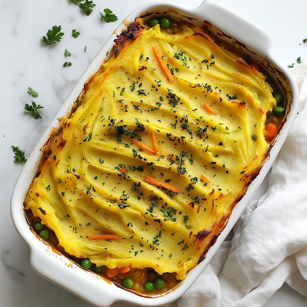 Vegan Lentil Shepherd’s Pie Flavorful and Nourishing Dish