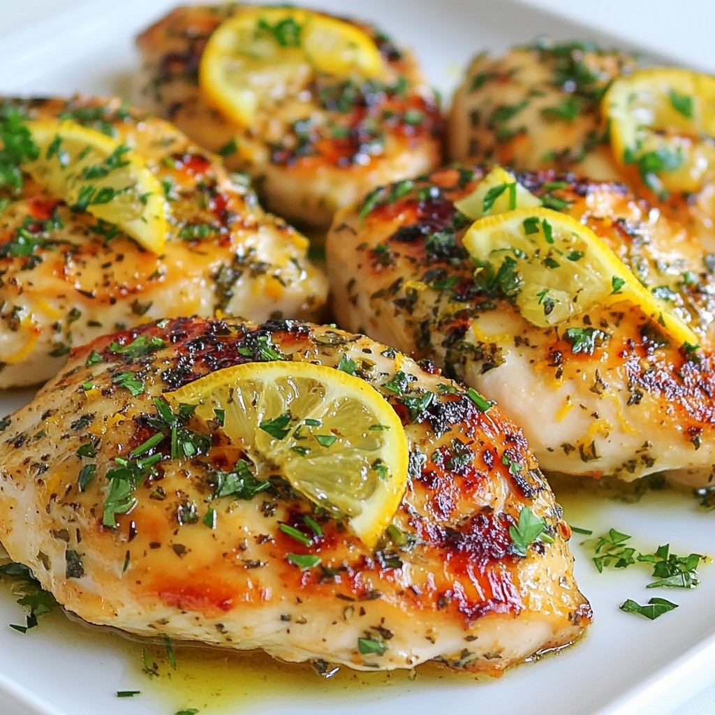 Simple Recipes Lemon Herb Chicken Breast Delightful Meal