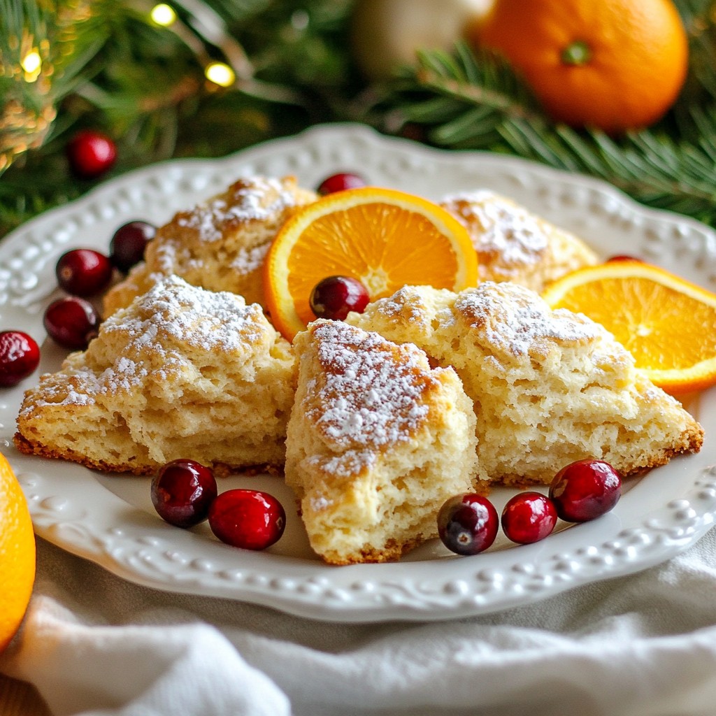 Cranberry Orange Scones Deliciously Flaky Delight
