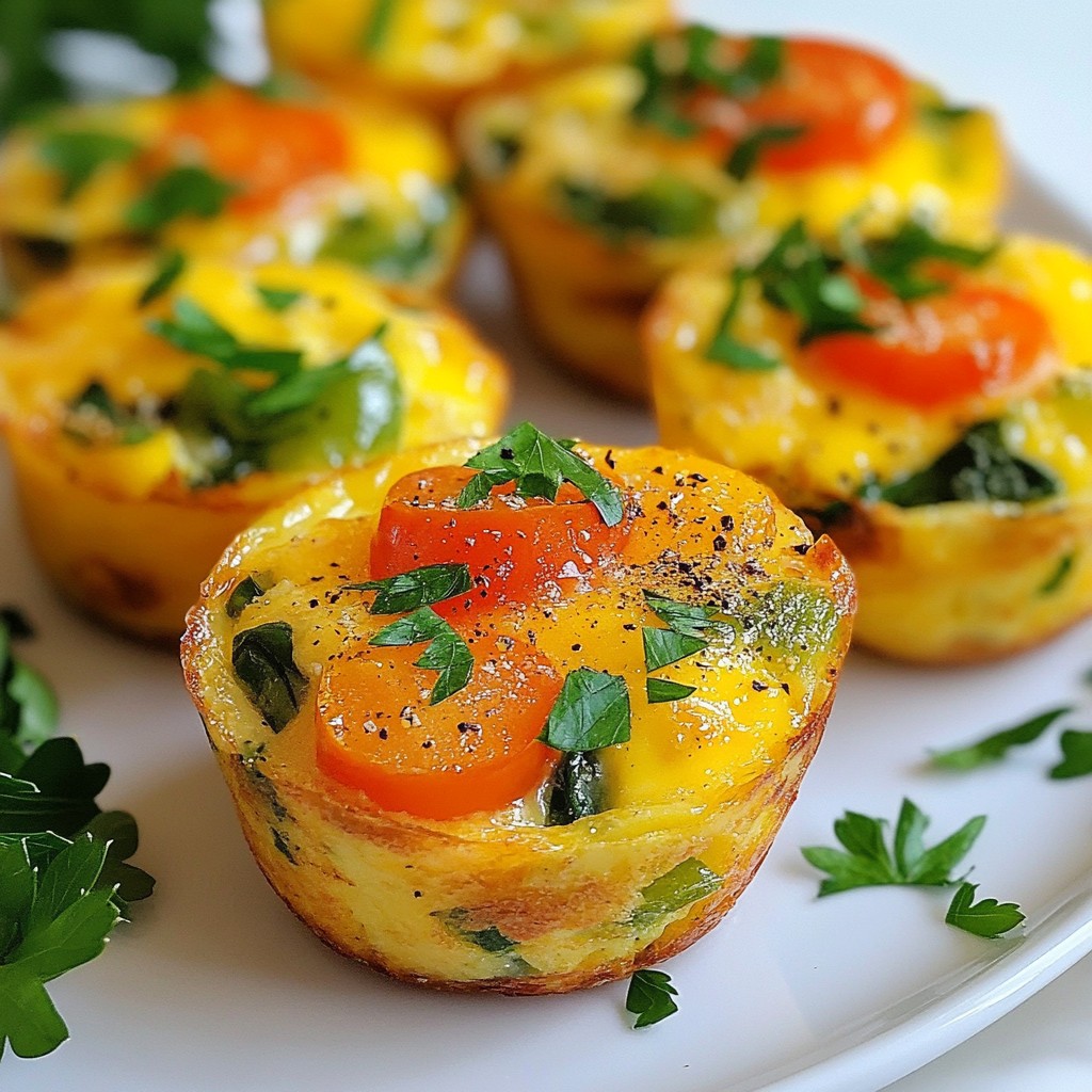 Veggie Packed Egg Muffins Healthy Breakfast Idea