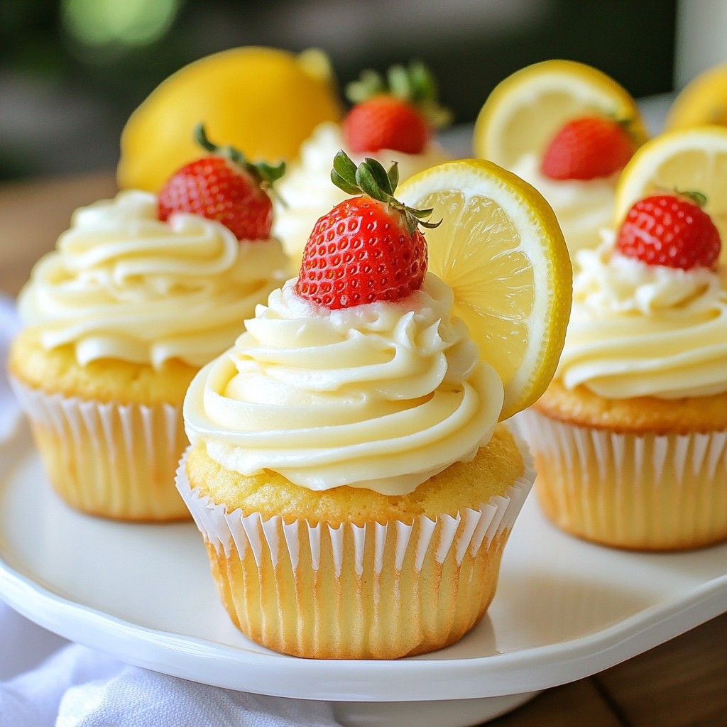 Strawberry Lemonade Cupcakes Delightful and Easy Recipe