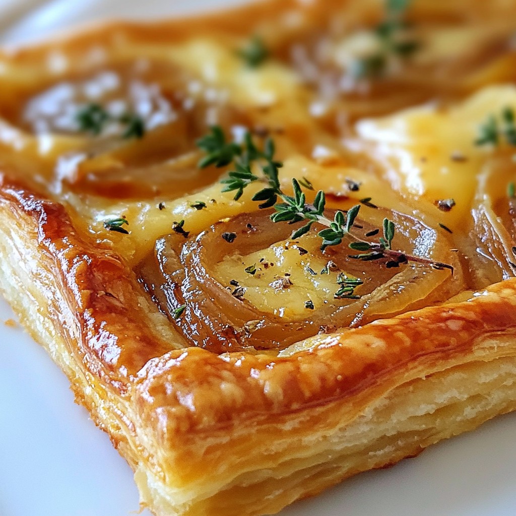 Caramelized Onion Gruyère Tart Flavorful Delight