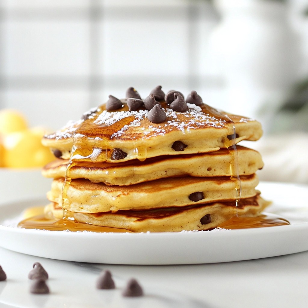 Fluffy Rapid Meals Chocolate Chip Pancakes Recipe