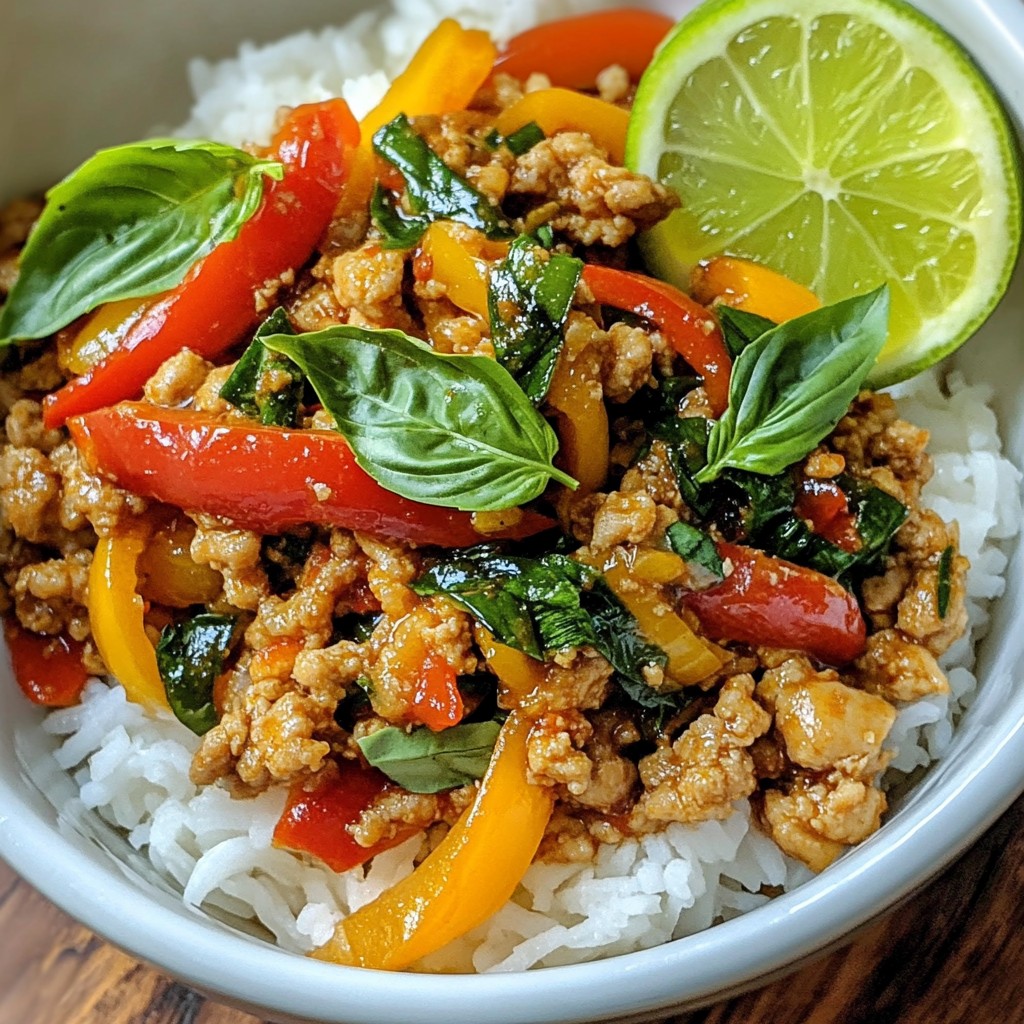 Thai Basil Chicken Flavorful and Easy Dinner Dish