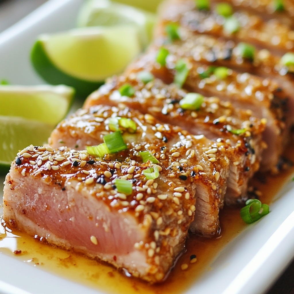 Sesame Crusted Tuna Steaks Flavorful Dining Option