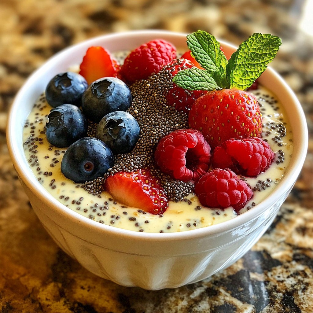 Quick Recipes Chia Berry Overnight Oats Delight