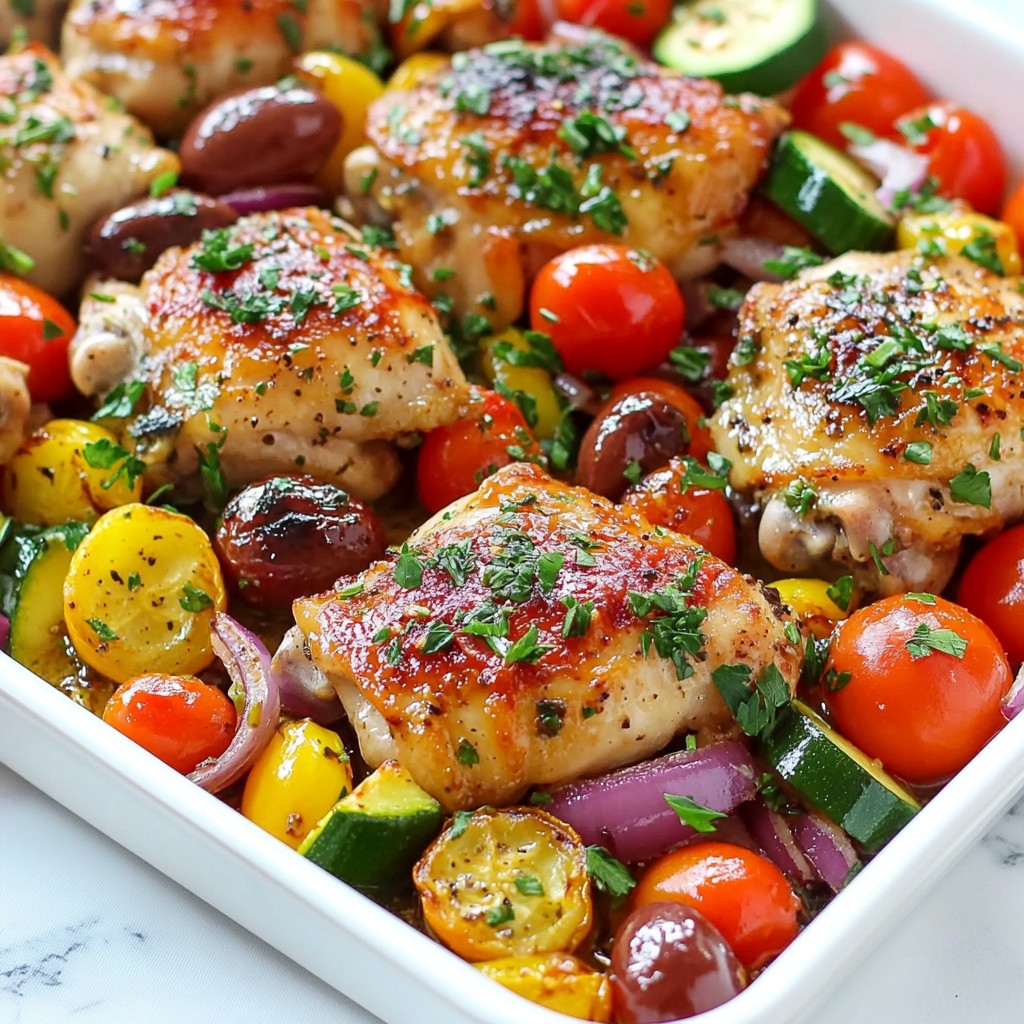 Sheet Pan Greek Chicken Flavorful and Easy Recipe
