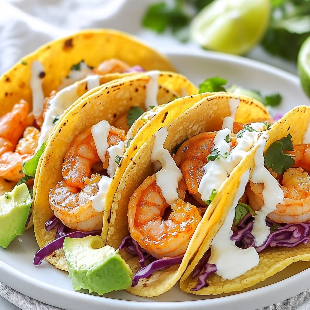 Fast Cooking Spicy Shrimp Tacos Easy Flavorful Meal