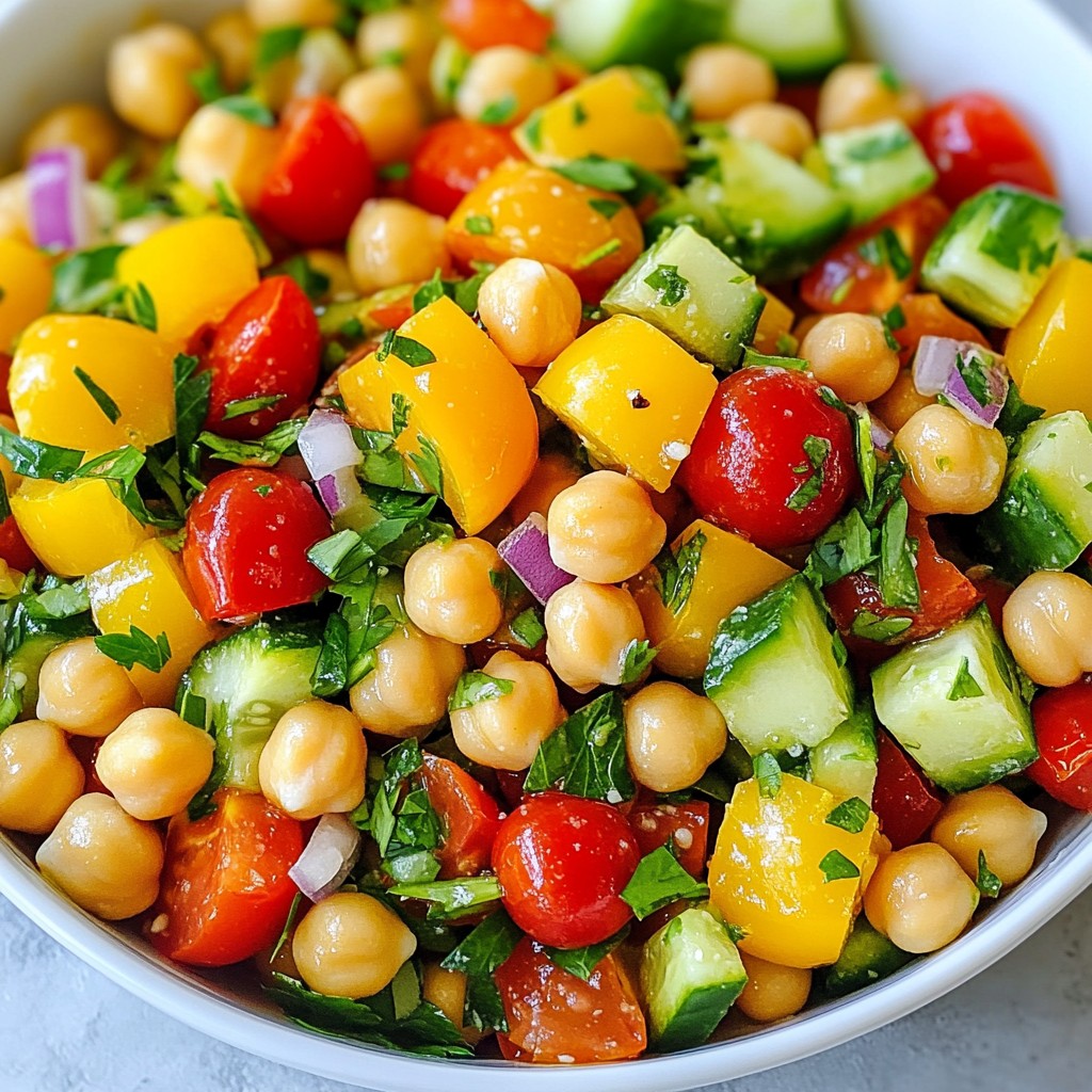 Tangy Rapid Meals Lemon Chickpea Salad Delight