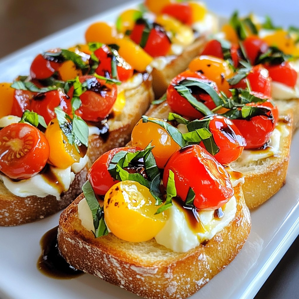 Simple Recipes Cheesy Tomato Basil Bruschetta Delight