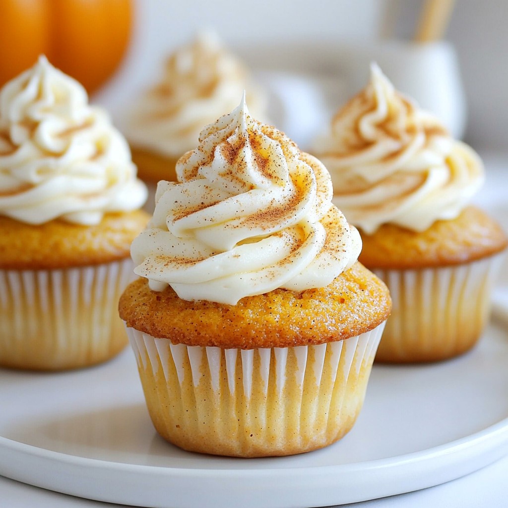 Pumpkin Spice Latte Cupcakes Delightful Fall Treat