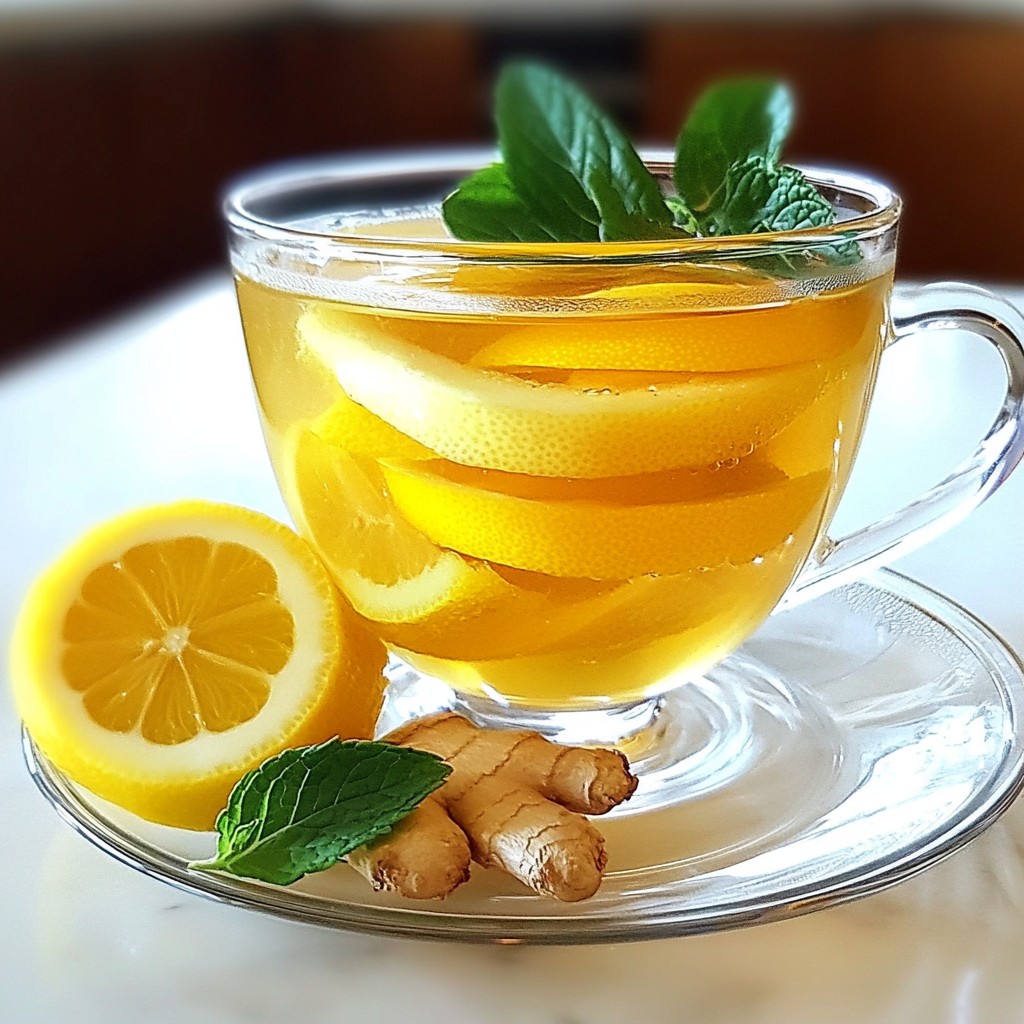 Honey Lemon Ginger Tea Benefits and Simple Recipe