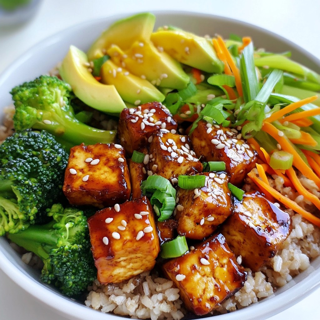 Teriyaki Tofu Buddha Bowl Flavorful and Healthy Meal