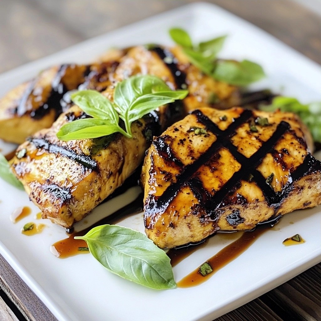 Quick Recipes Balsamic Glazed Chicken Breasts Delight