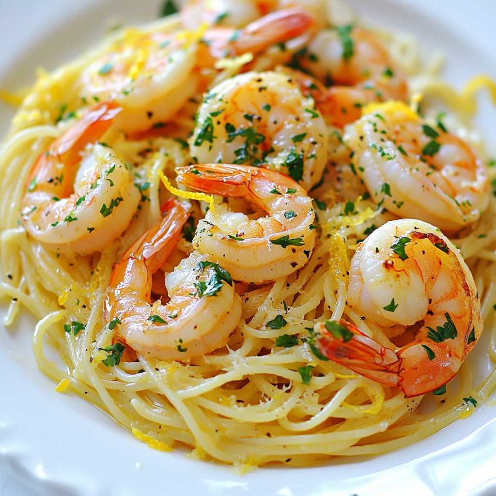 Fresh 15-Minute Meals Lemon Herb Shrimp Pasta Recipe