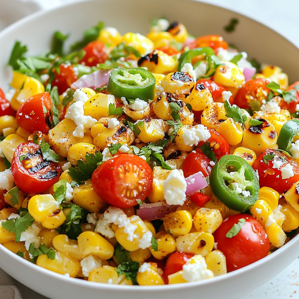 Chili Lime Grilled Corn Salad Fresh Summer Delight