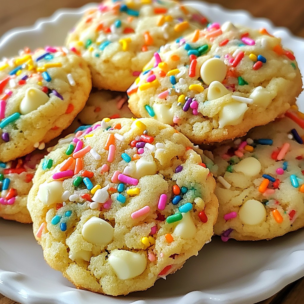 Confetti Birthday Cake Cookies Fun and Flavorful Treat