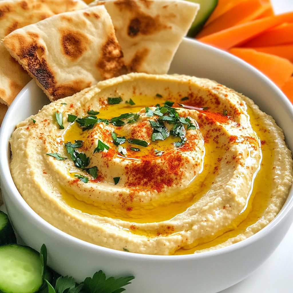 Roasted Garlic Hummus Flavorful and Simple Recipe