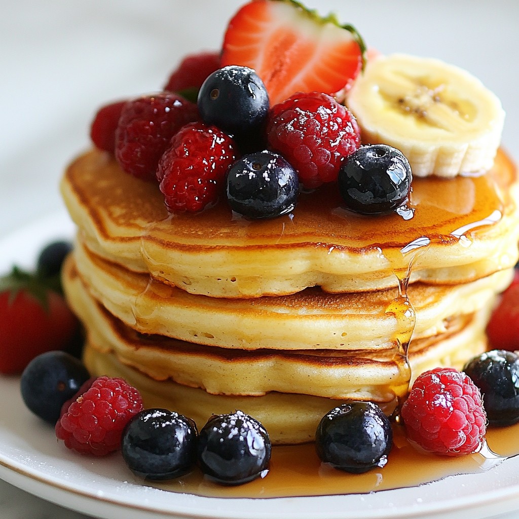 Fluffy 15-Minute Meals Greek Yogurt Pancakes Recipe