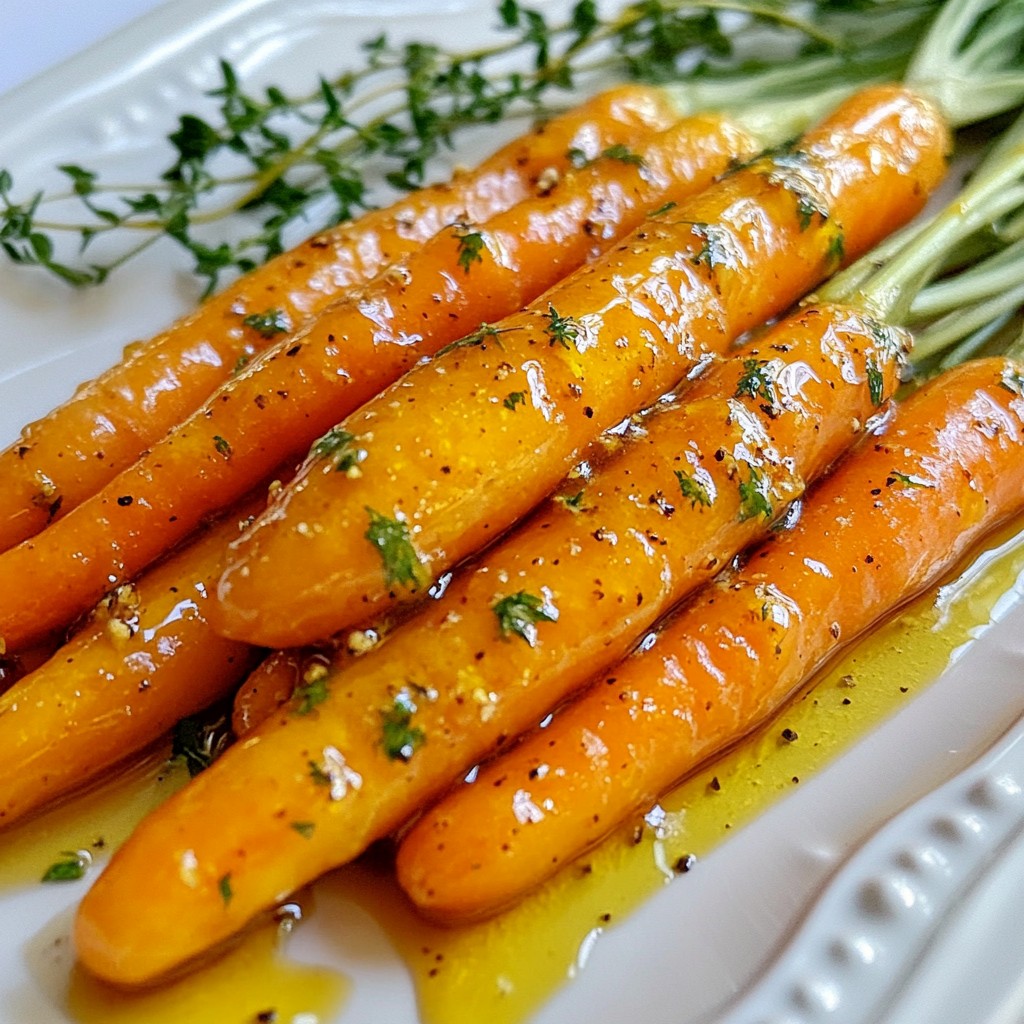 Maple Dijon Glazed Carrots Rich and Flavorful Side Dish