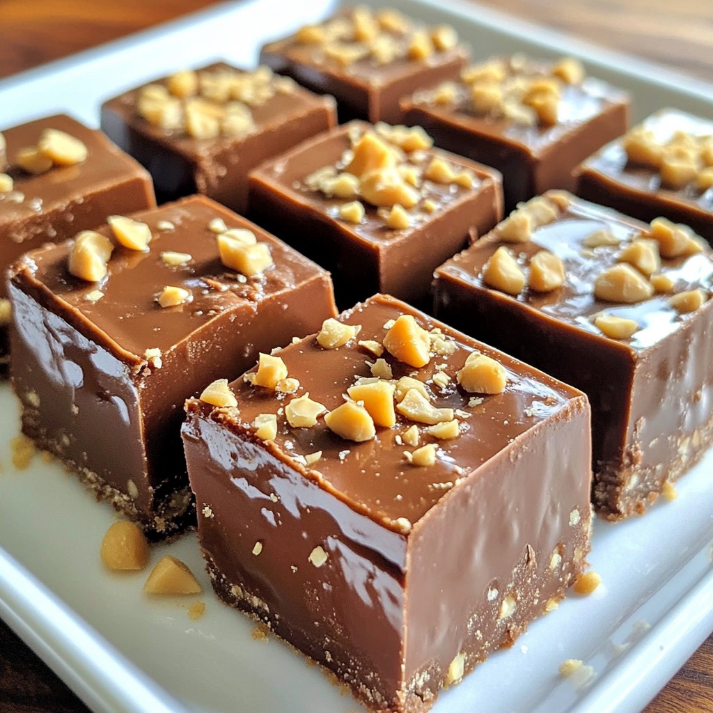 Chocolate Peanut Butter Fudge Delightful and Easy Treat