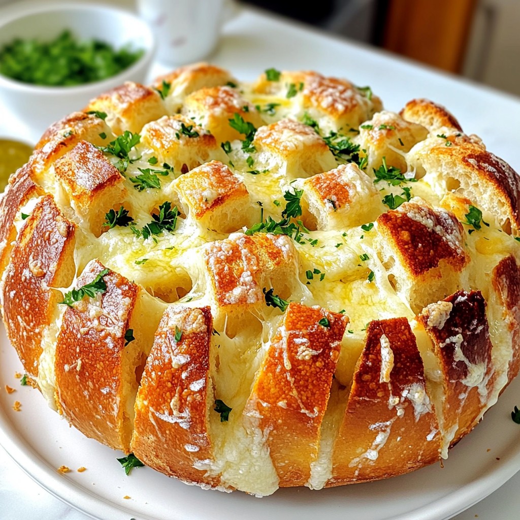 Cheesy Garlic Pull Apart Bread Irresistible and Easy